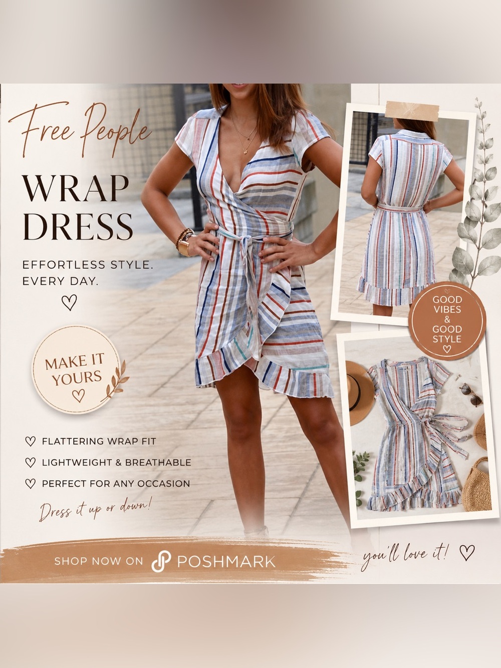 Free People wrap Dress